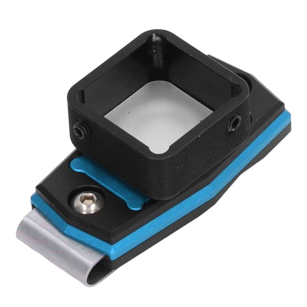 Magnetisk kridtholder i aluminiumslegering med fastgørelsesclips til opbevaring, snooker, blå og sort