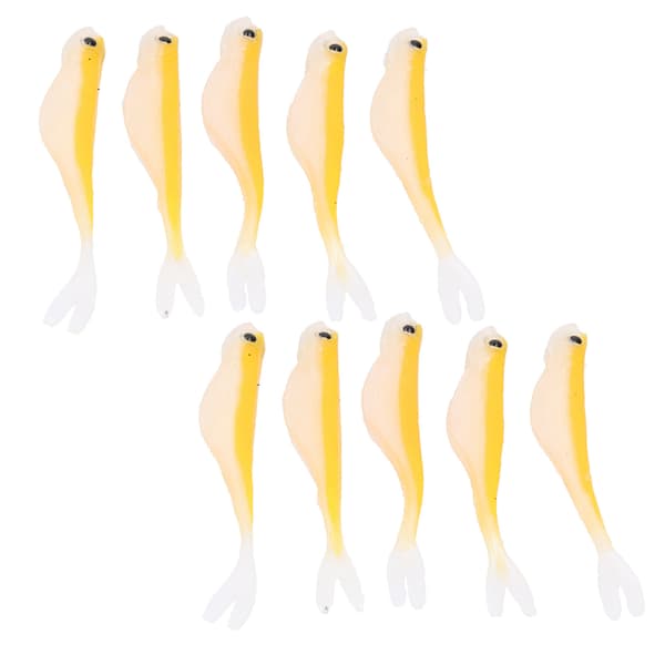2 sæt bløde silikone-simulerede tofarvede agn 12 cm 72 g fisketilbehør #6