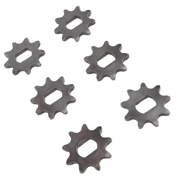 6PCS 420 Stål 9T Framdrev med 12x17mm Innerdiameter för 420 Kedja