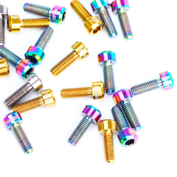 2 st titanskruvar M5×14mm för cykel tumväxel MTB-tillbehör