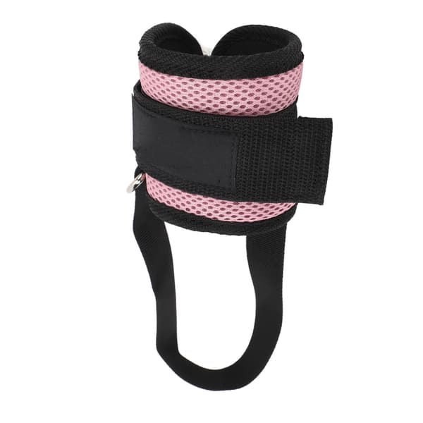 Justerbar ankelrem, säker, mångsidig, för kabelmaskin, gym, rosa