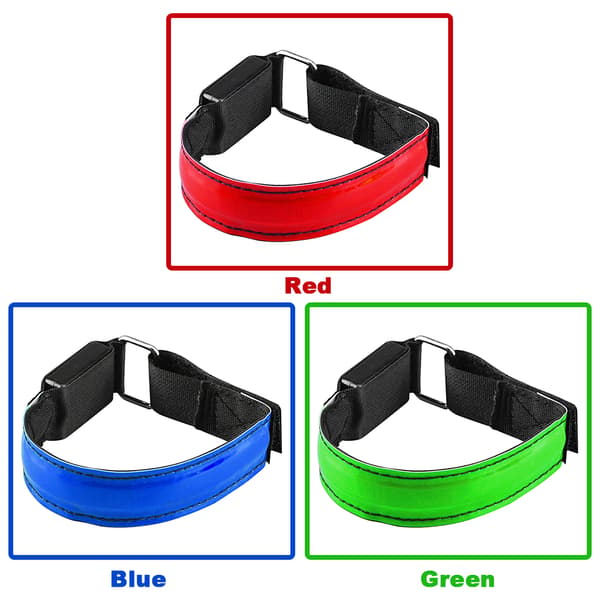 Oppladbart USB LED-armbånd for løping og sykling - Justerbart nattlys for sikkerhet