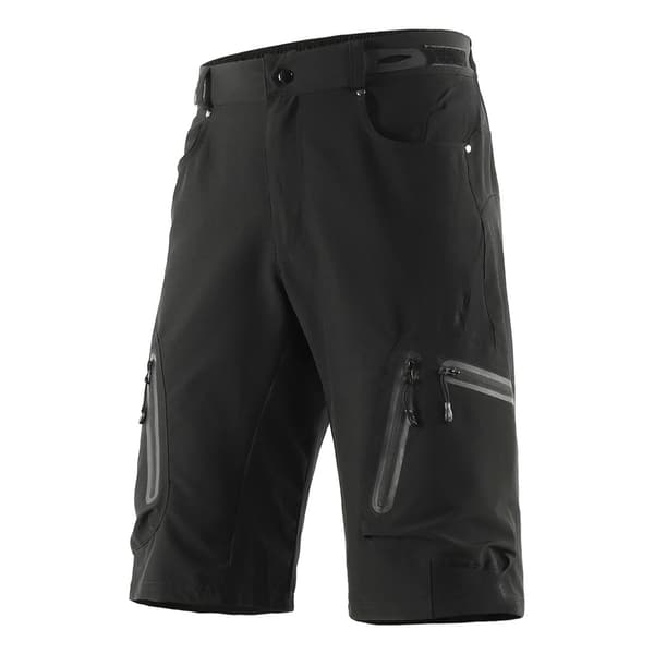 Lixada lösa cykelshorts med blixtlåsfickor, andningsbara för herr