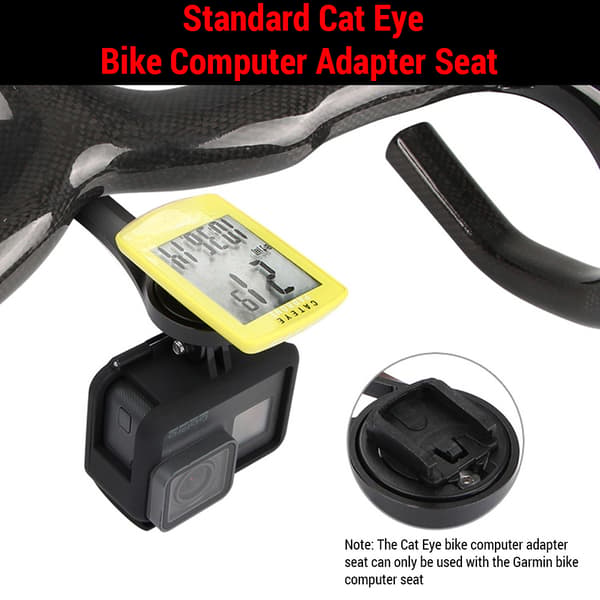 Multifunktionel udvidelig metalholder til cykelcomputer Garmin Bryton Cateye Wahoo