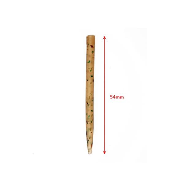 30 stk 54 mm anti-floke gummislanger for karpeagnfisketilbehør