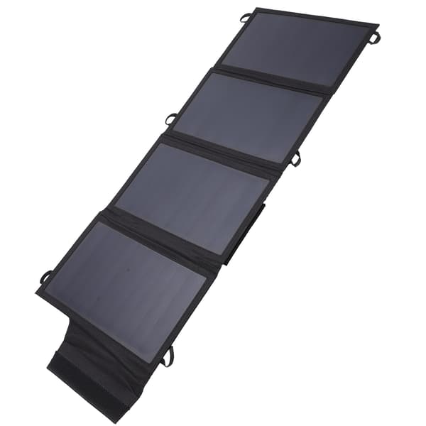 22W Bærbar Sammenfoldelig Soloplader med 2 USB-porte til Camping, Vandreture og Rejser