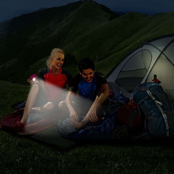 Oppladbar LED-klipslykt for utendørs nattløping, camping, fotturer og løping