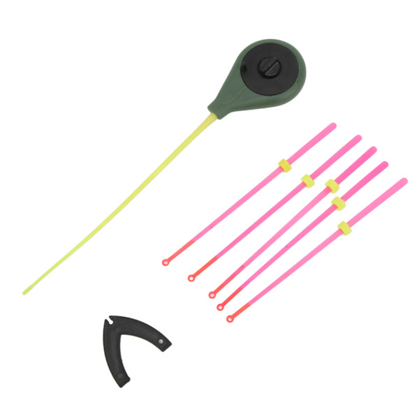 Mini isfiskespökit med topp, bärbart, ABS-material, för vinterfiske, 16 cm