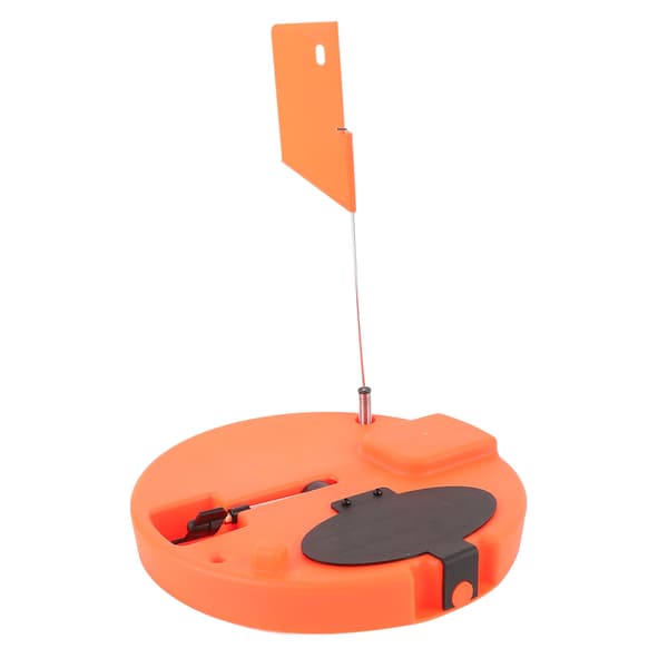 Bærbar isfiskerindikator med flag, vinterfisketilbehør, orange, rød
