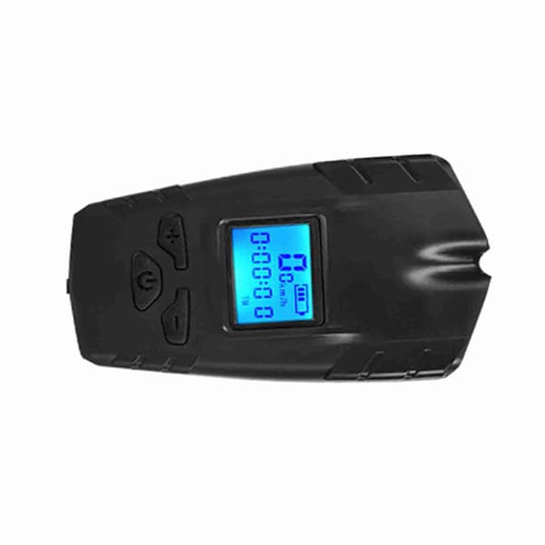 Sykkellys med horn, vanntett, 2000mAh, med batteridisplay, IP6