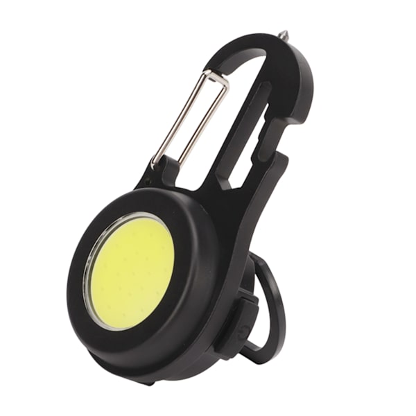 Mini Multifunktionel LED Lommelygte USB Nøglering COB Bærbart Udendørs Arbejdslys