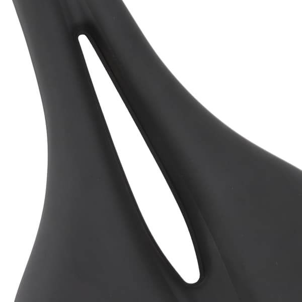 Racercykelsadel med stødabsorbering og ergonomisk design, midterhul, PU-læder