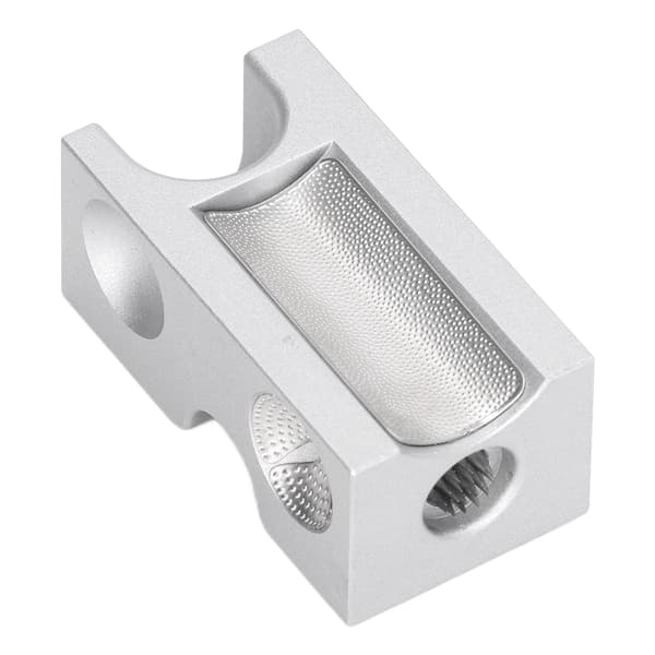 Multifunktionellt verktyg för reparation och formning av biljardköspetsar med ergonomisk design - Silver