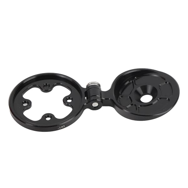 Aerodynamisk Cykelcomputerholder med 4 Adaptere til Wahoo Elemnt Edge, Lavet af Aluminiumslegering