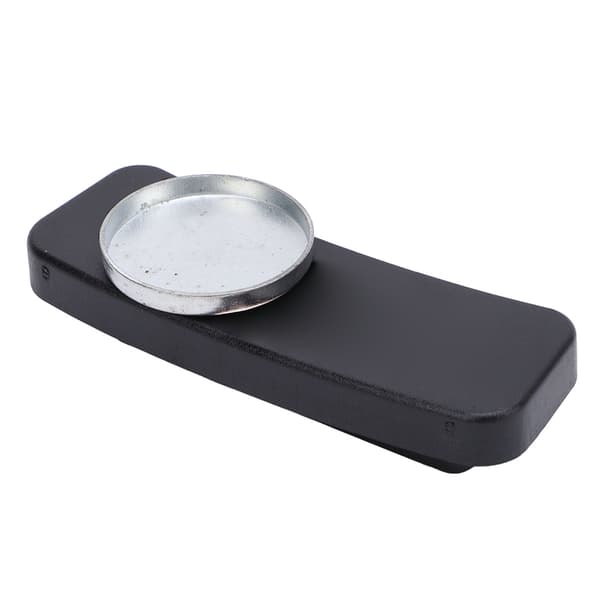 Magnetisk kridtholder til billard med bælteclips, rund og firkantet etui, sort snooker tilbehør