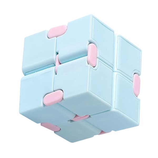Macaron Blå Speed Puzzle - Fleksibelt Bærbart Pædagogisk Legetøj til Børn og Voksne