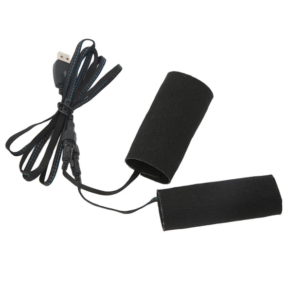 2 stk. opvarmet styrvest til motorcykel IP67 vandtæt 3 temperaturniveauer velcro 5V USB