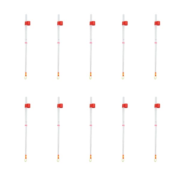10 stk Mini Tip Top Fiskestang Is Vinter ABS Tilbehørsverktøy 130mm