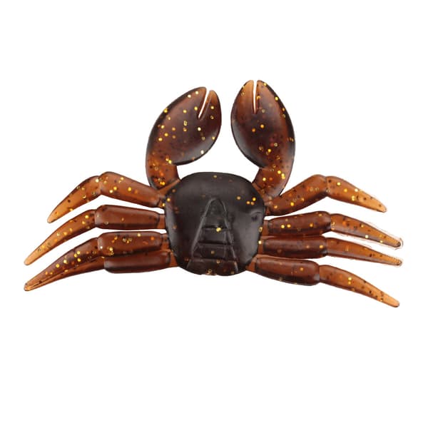 5 st mjuka PVC-krabbfiskedrag Fisketillbehör (brun)