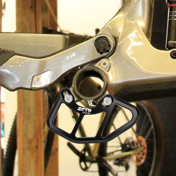 Bash Guard i aluminiumslegering til cykler ISCG-05/03 kompatibel med 22T-46T