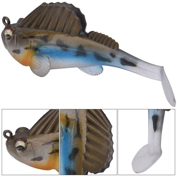 3-osainen Fat Head -uistinsetti 3D-silmällä ja piilotetulla koukulla kalastukseen
