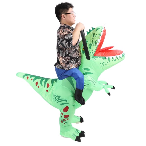 Alsidig oppustelig dinosaurkostume til voksne lavet af polyester til cosplayfester, assorterede farver