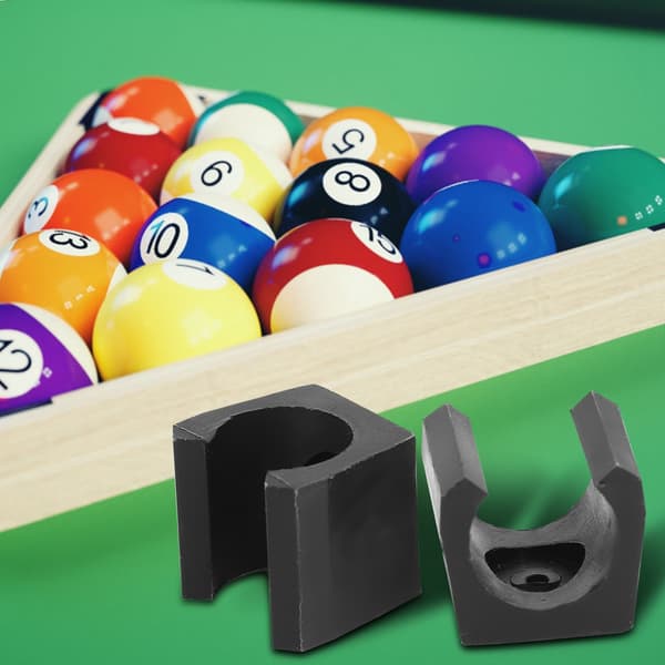 10 stk. Billardkøholder i plast Mini bærbar organizer til fiskestang (Medium)