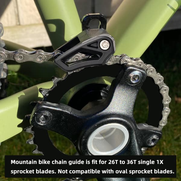 MTB Kædefører i aluminiumslegering Direkte montering til 1X enkelt system 26T til 36T