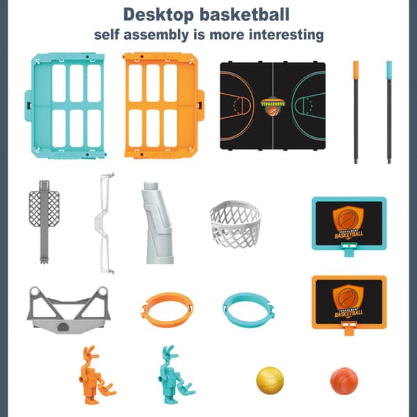 Interaktiv foreldre-barn Foosketball Bordplate Finger Spill med 2 Spillmoduser