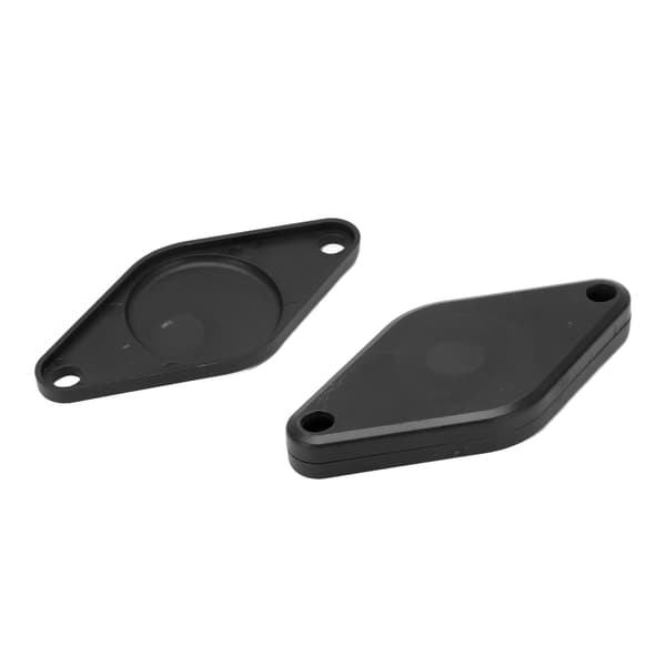 Stöldskyddande skyddsfodral för cykellokaliserare med hållbart ABS-stöd, svart.