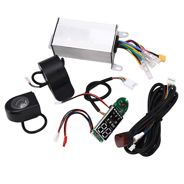 Controller og displaysæt til 36V 350W elektrisk scooter, aluminiumslegering, tilbehør
