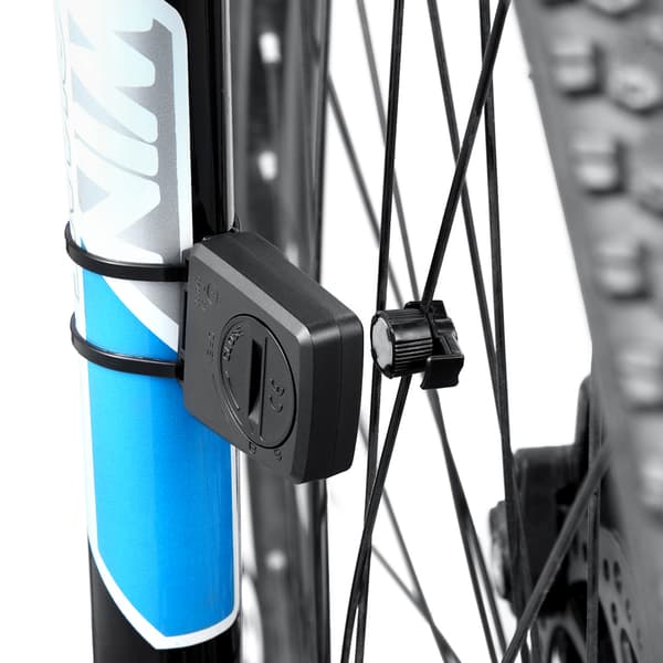 Trådløs cykelcomputer, vandtæt speedometer med LED-sensor, baggrundsbelysning og automatisk aktivering.