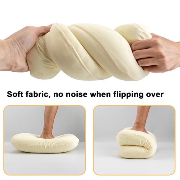 Memory Foam Långsam Återhämtningskudde för Camping, Resor, Bekvämt Bärbart Nackstöd