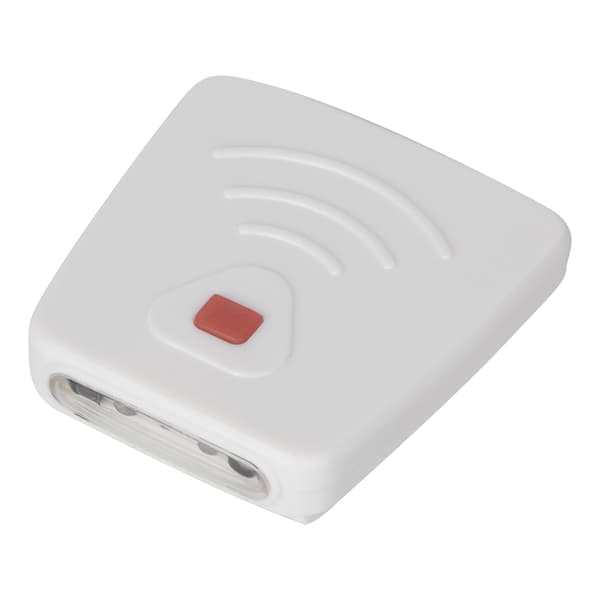 Oppladbar USB LED-hattelykt med infrarød sensor for nattfiske - hvit