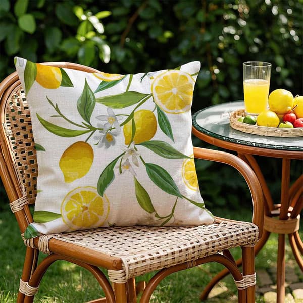 Set om 2, Kuddfodral 45x45 cm, Vattentäta utomhuskuddar för trädgårdsmöbler, uteplats, sovrum, heminredning