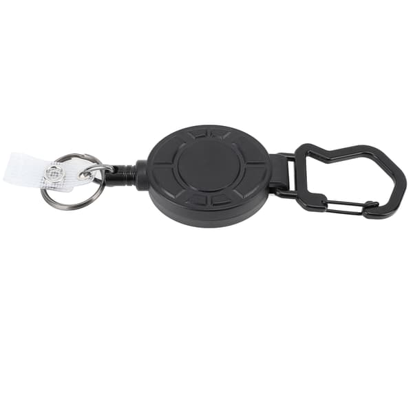 Udtrækkelig nøgleholder med rustfri ståltråd 80 cm holdbar magnetisk ID-holder