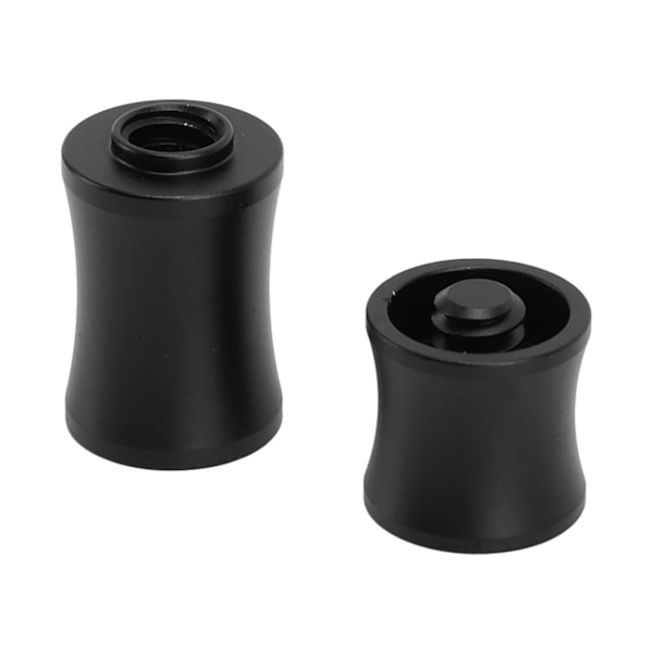 Aluminiumslegering Pool Kø Joint Protectors til Pool Kø LC3/8-11 Tænder Sort