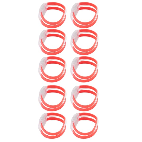 10PCS Lysande Nationsflagga Armband, Silikon ABS, för Fans, VM 2022
