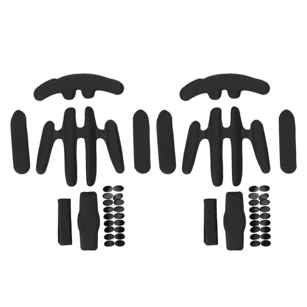 Sæt med skumhjelmpolstringssæt med velcro-inderfor til elcykler, sort, universal størrelse
