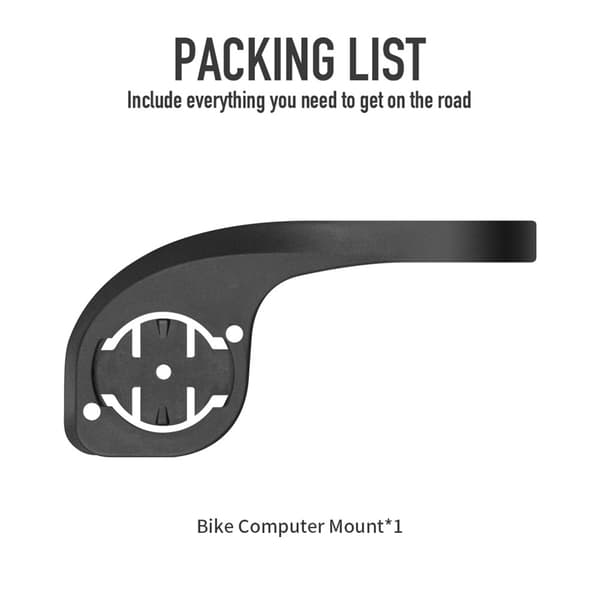 Udvendig cykelcomputerholder til 31,8 mm styr kompatibel med G/G+