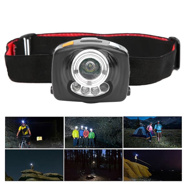 LED-pandelygte med sensor og rødt lys, myggemiddel til natfiskeri og camping