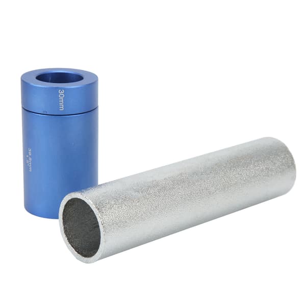 Cykelgaffelinstallationssats med silver- och blått aluminiumlegeringsmaterial