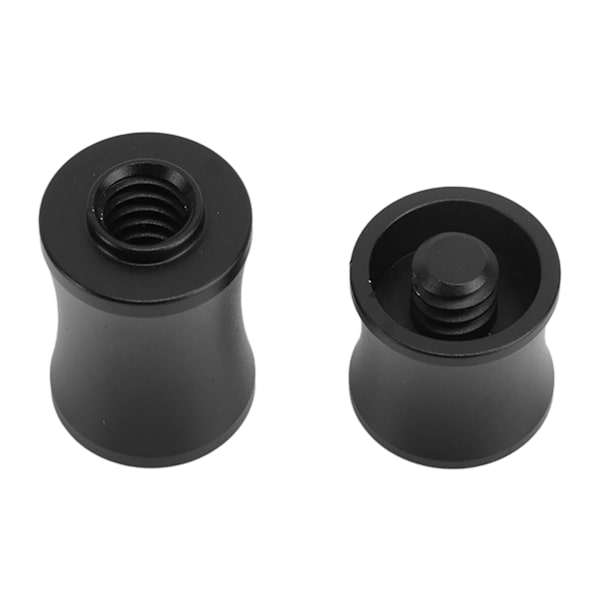 Aluminiumslegering Pool Kø Joint Protectors til Pool Kø LC3/8-11 Tænder Sort