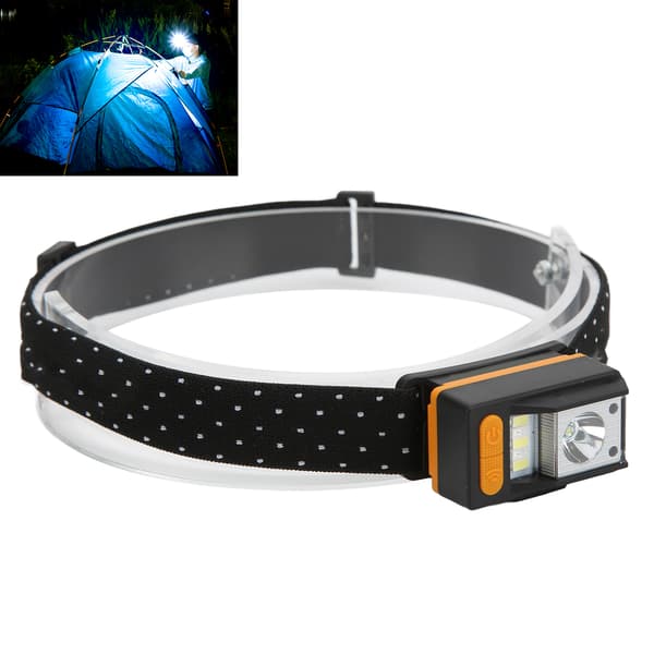 LED-hodelykt med bevegelsessensor, USB oppladbar, IPX4 vanntett for utendørs bruk