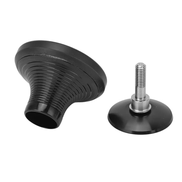 Hjælpehjul til foldecykel Easywheel aluminiumslegering CNC sort 52x35mm