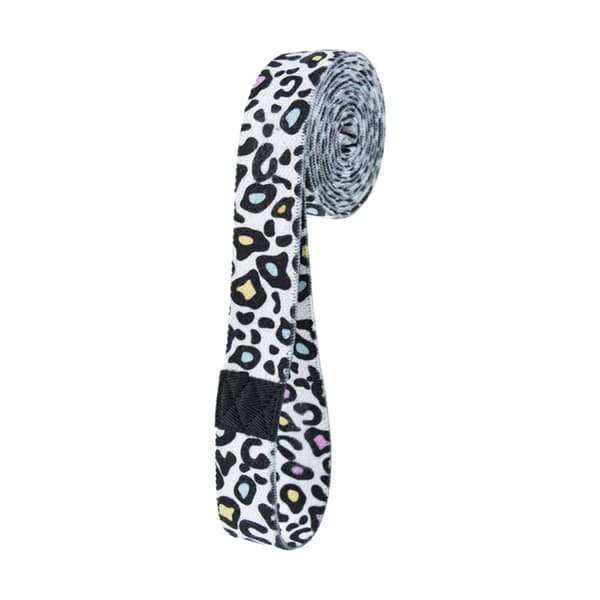 Modstandsbånd med leopardprint til ben, baller og arme - Elastisk træningsbånd