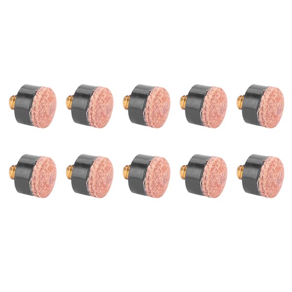 10 Biljard-, Snooker- och Poolköspetsar, 10 mm, Ersättningstillbehör, Robust och Hållbar