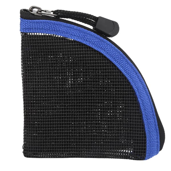 Fiskesnøreoppbevaringspose med 7 rom, nylon, for fortom, fluefiske