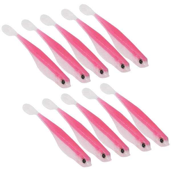 2-pack mjuka fiskedrag i silikon, 12 cm, 66 g, 5 typer
