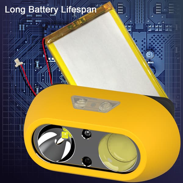 Lett vanntett USB oppladbar hodelykt med flere moduser for camping og fiske